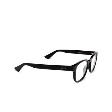 Gucci GG1343O Korrektionsbrillen 001 black - Dreiviertelansicht