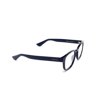 Gucci GG1343O Korrektionsbrillen 003 blue - Dreiviertelansicht