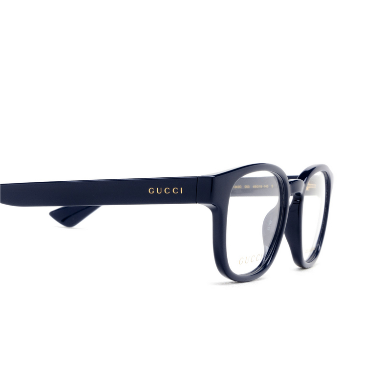 Gucci GG1343O Eyeglasses 003 blue - 3/5