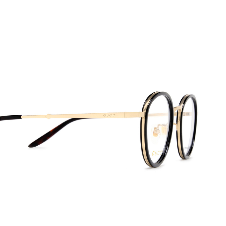 Gucci GG1357OJ Eyeglasses 001 gold - 3/4