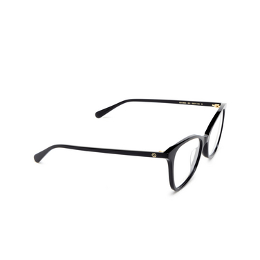 Gucci GG1360O Korrektionsbrillen 001 black - Dreiviertelansicht