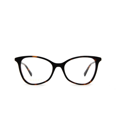 Gucci GG1360O Korrektionsbrillen 002 havana - Vorderansicht