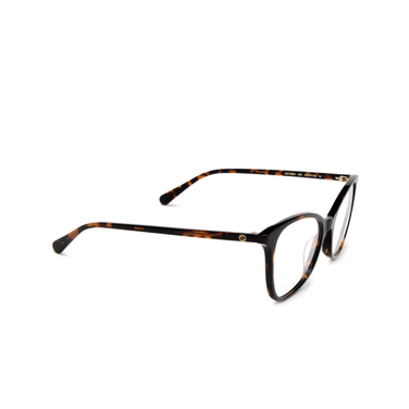 Gucci GG1360O Korrektionsbrillen 002 havana - Dreiviertelansicht