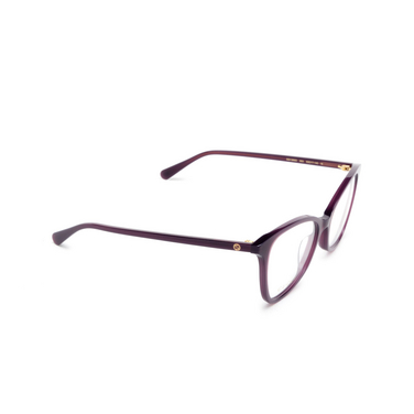 Gucci GG1360O Korrektionsbrillen 003 violet - Dreiviertelansicht