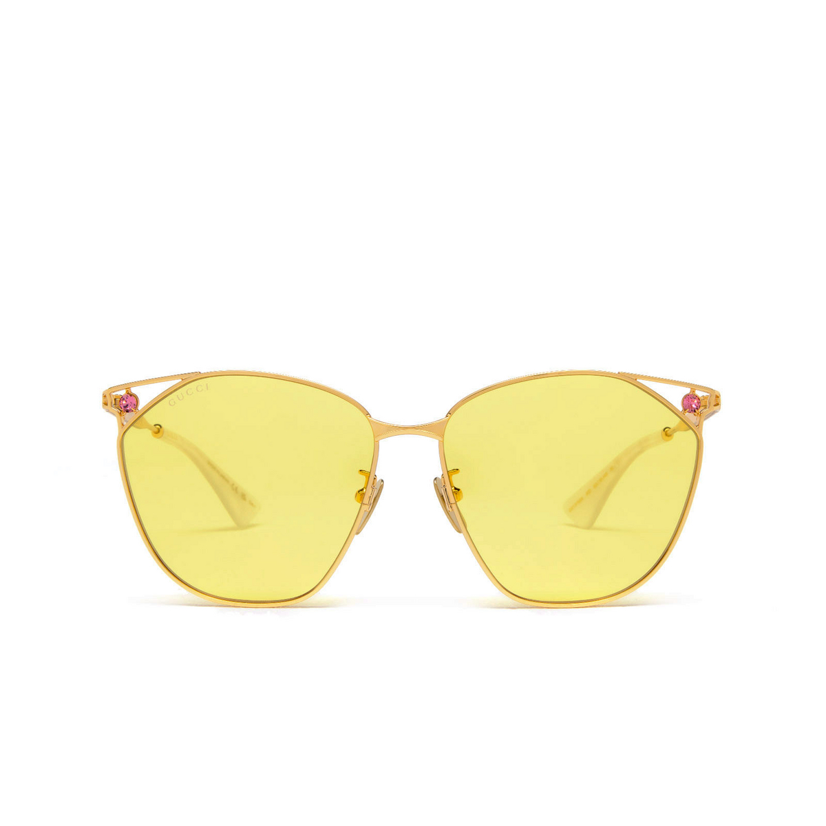 Gucci GG1375SA Sunglasses 002 Gold - front view