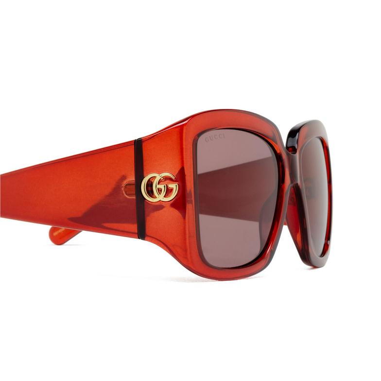 Gucci GG1402S Sunglasses 003 burgundy - 3/4