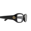 Occhiali da vista Gucci GG1406O 001 black - anteprima prodotto 3/4