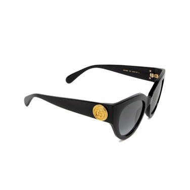 Gucci GG1408S Sunglasses 001 black - three-quarters view