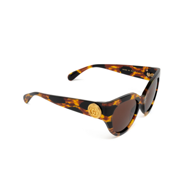 Gucci GG1408S Sunglasses 002 havana - three-quarters view