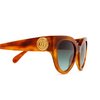 Gucci GG1408S Sunglasses 004 havana - product thumbnail 3/4