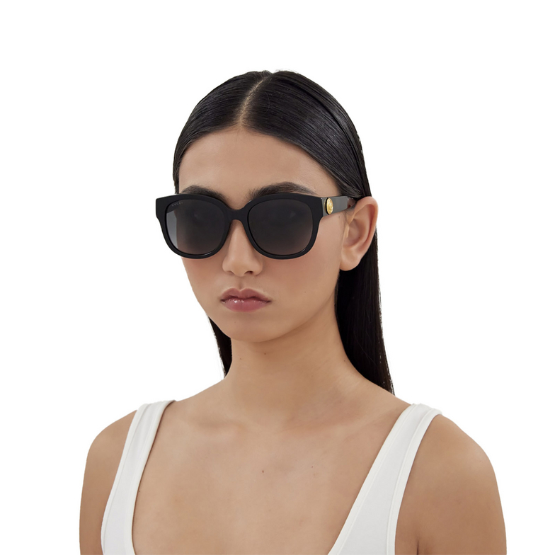 Gucci GG1409SK Sunglasses 001 black - 5/5