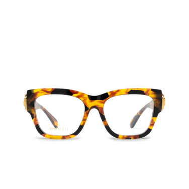 Gucci GG1410O Korrektionsbrillen 002 havana - Vorderansicht