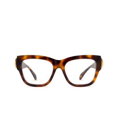 Gucci GG1410O Korrektionsbrillen 003 havana - Vorderansicht