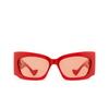Gucci GG1412S Sunglasses 004 red - product thumbnail 1/4