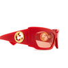Gucci GG1412S Sunglasses 004 red - product thumbnail 3/4