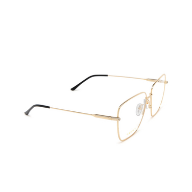 Gucci GG1414O Korrektionsbrillen 001 gold - Dreiviertelansicht