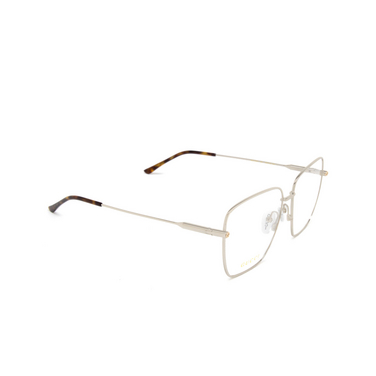 Gucci GG1414O Korrektionsbrillen 002 silver - Dreiviertelansicht