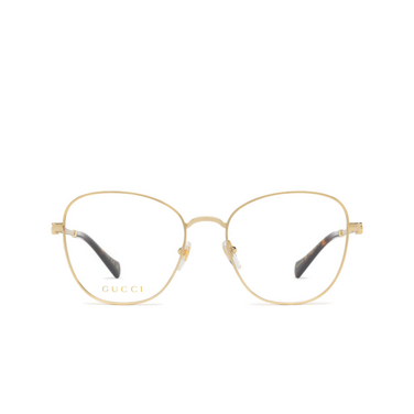 Gucci GG1418O Eyeglasses 001 gold - front view