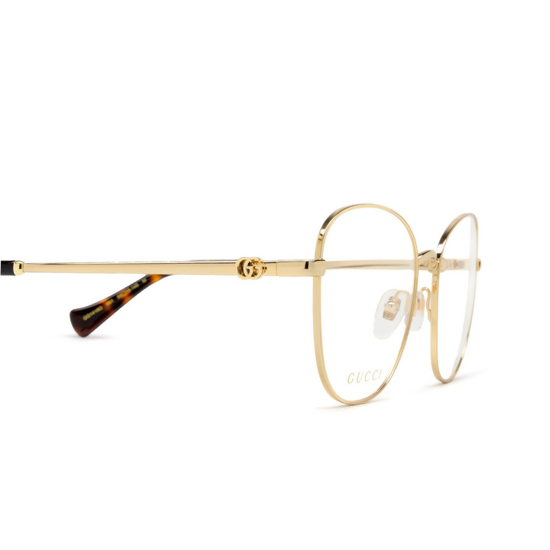 Gucci GG1418O Eyeglasses 001 gold - 3/5
