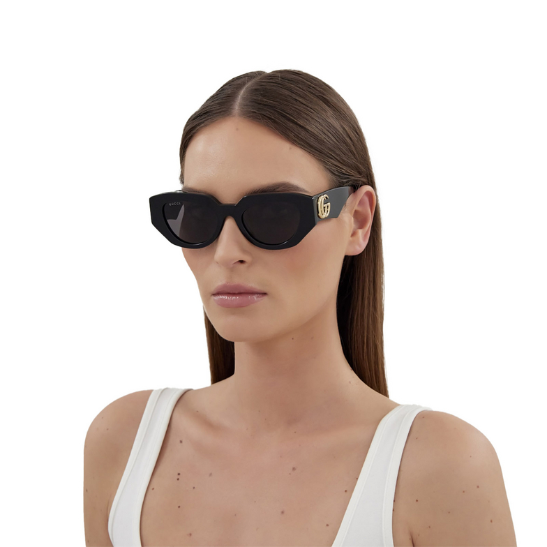 Gucci GG1421S Sunglasses 001 black - 5/5
