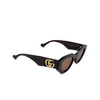 Gucci GG1421S Sonnenbrillen 002 havana - Produkt-Miniaturansicht 2/4