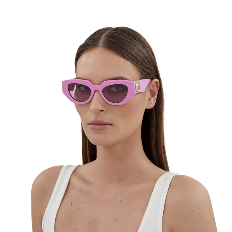 Gucci GG1421S Sunglasses 004 pink - 5/5