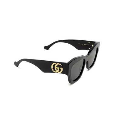Occhiali da sole Gucci GG1422S 002 black - tre quarti