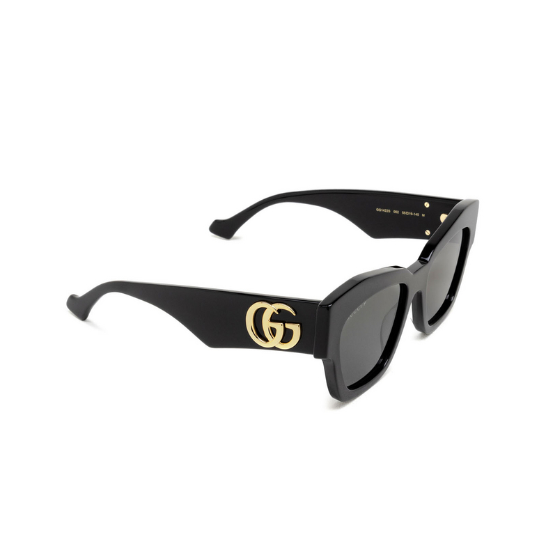 Lunettes de soleil Gucci GG1422S 002 black - 2/4