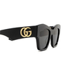 Lunettes de soleil Gucci GG1422S 002 black - Vignette du produit 3/4