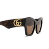 Gucci GG1422S Sunglasses 003 havana - product thumbnail 3/4