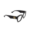 Gucci GG1423O Korrektionsbrillen 001 black - Produkt-Miniaturansicht 2/4