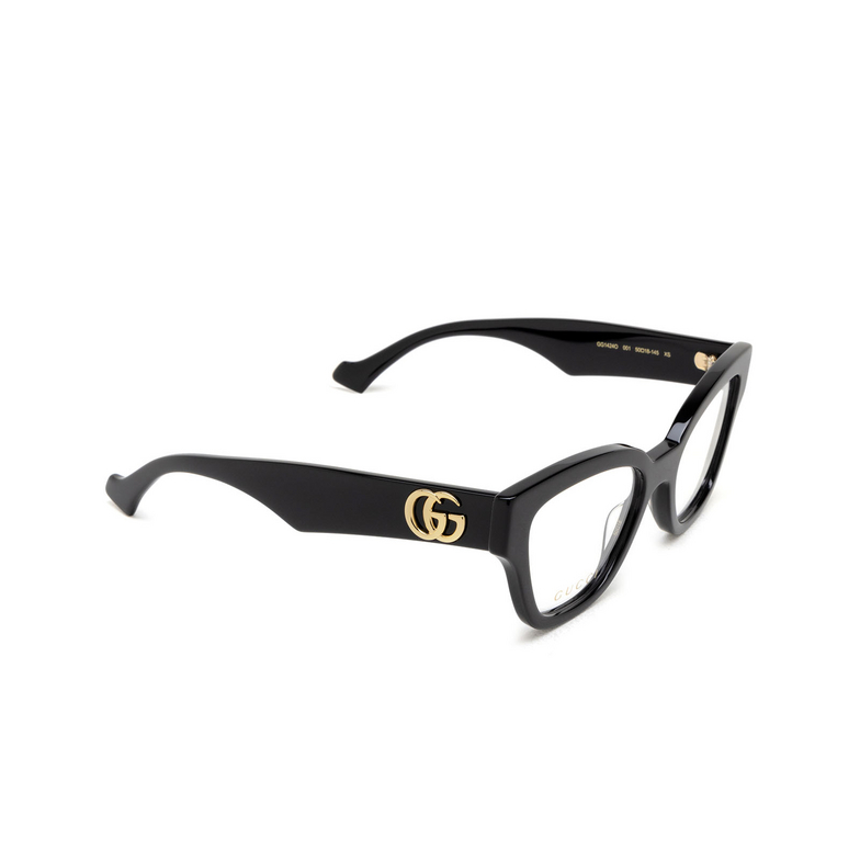 Gucci GG1424O Eyeglasses 001 black - 2/4