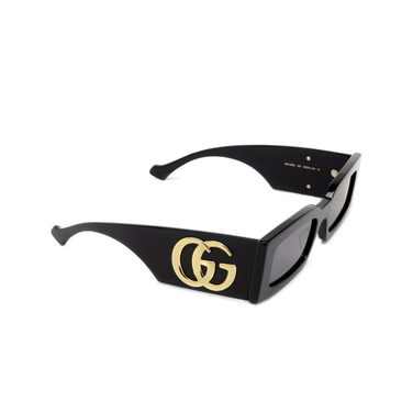 Gucci GG1425S Sunglasses 001 black - three-quarters view