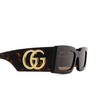 Lunettes de soleil Gucci GG1425S 002 havana - Vignette du produit 3/4