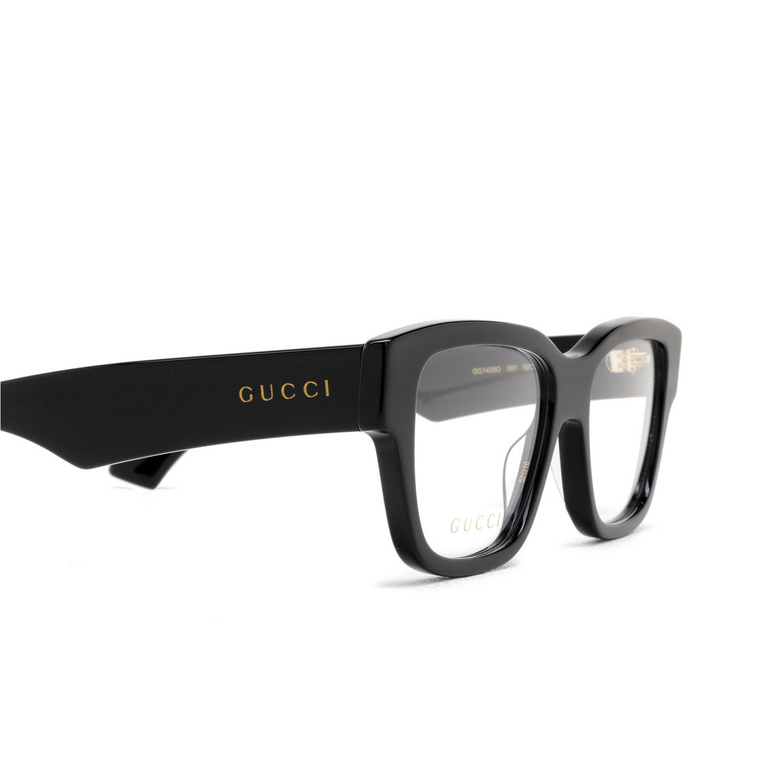 Gafas graduadas Gucci GG1428O 001 black - 3/5
