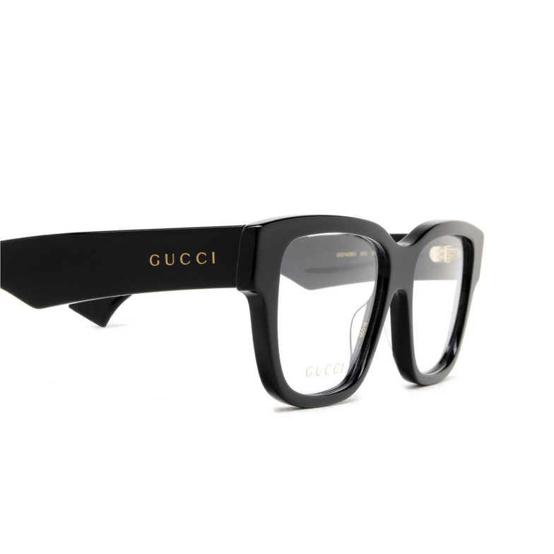 Gafas graduadas Gucci GG1428O 004 black - 3/4