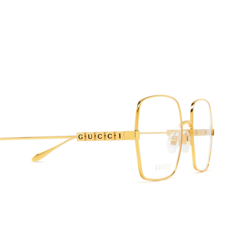 Gucci GG1434O Eyeglasses 001 gold - 3/4