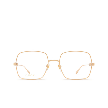 Gucci GG1434O Korrektionsbrillen 002 gold - Vorderansicht