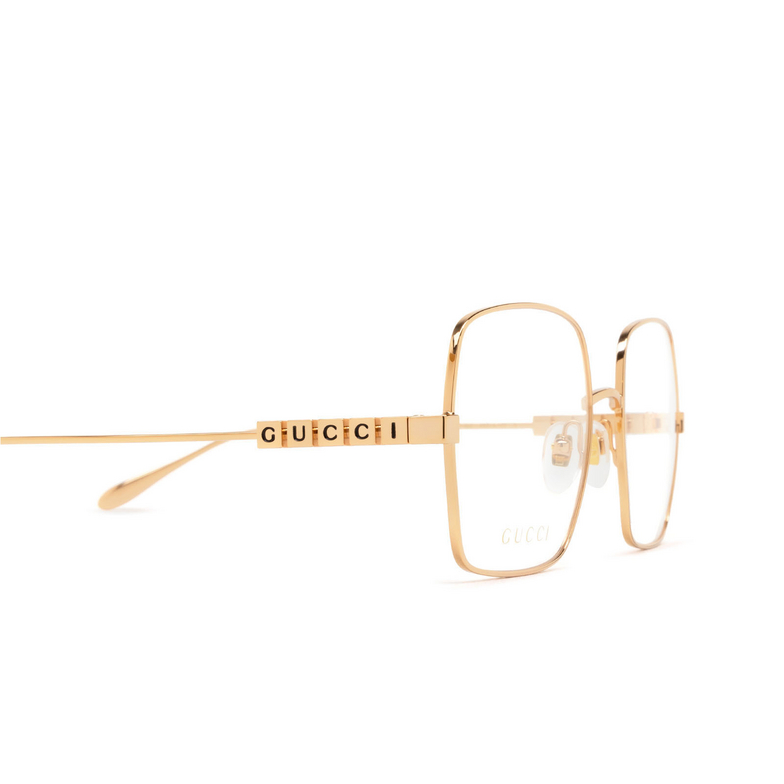 Gucci GG1434O Eyeglasses 002 gold - 3/5