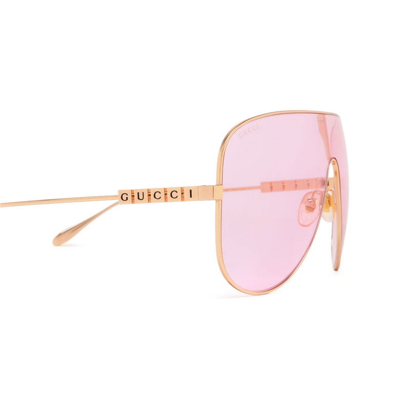 Gucci GG1436S Sunglasses 004 gold - 3/4