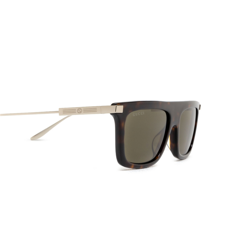 Gucci GG1437S Sunglasses 002 havana - 3/4