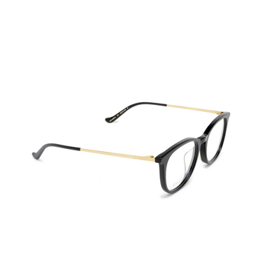 Gucci GG1468OA Korrektionsbrillen 001 black - Dreiviertelansicht