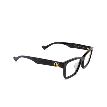 Gucci GG1476OK Korrektionsbrillen 003 black - Dreiviertelansicht