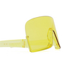 Gafas de sol Gucci GG1631S 009 yellow - Miniatura del producto 3/4