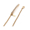 Huma EARRING SWAROVSKI CLIP HAIR E30 Gold E30 gold - Produkt-Miniaturansicht 1/3