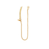 Huma EARRING SWAROVSKI CLIP HAIR E30 Gold E30 gold - Produkt-Miniaturansicht 2/3