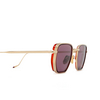 Jacques Marie Mage ATKINS Sunglasses BURGUNDY - product thumbnail 3/4