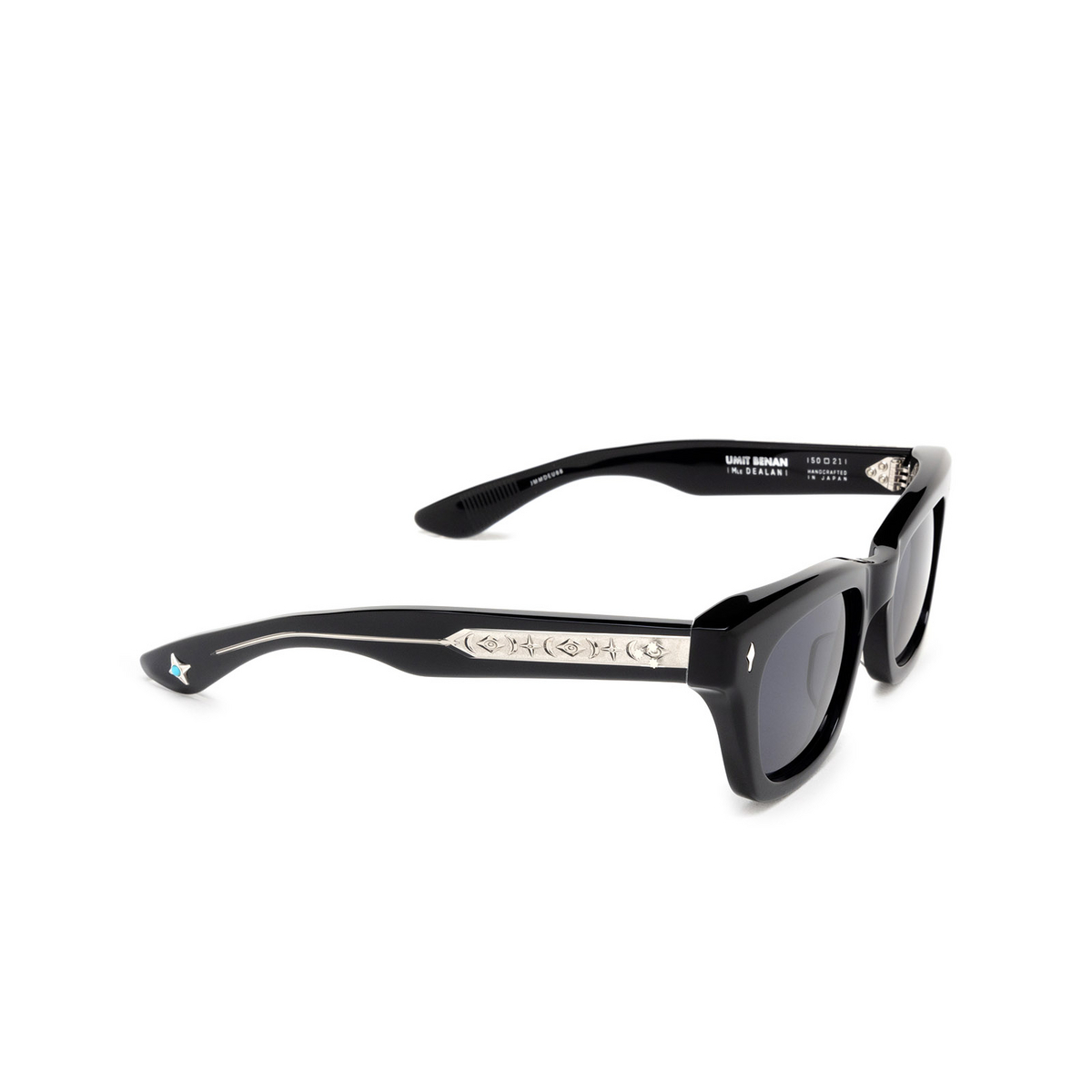 Jacques Marie Mage DEALAN X UMIT BENAN Sunglasses BLACK - three-quarters view