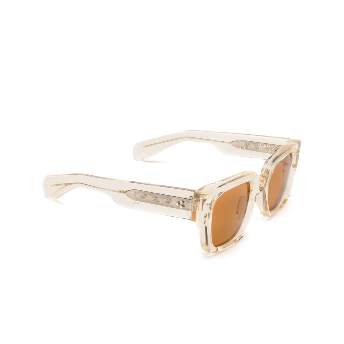 Jacques Marie Mage ENZO Sunglasses BEIGE - three-quarters view