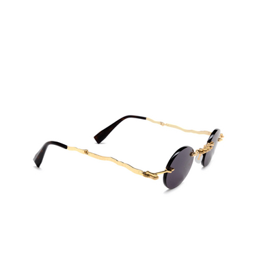 Kuboraum H42 Sunglasses GD gold - three-quarters view